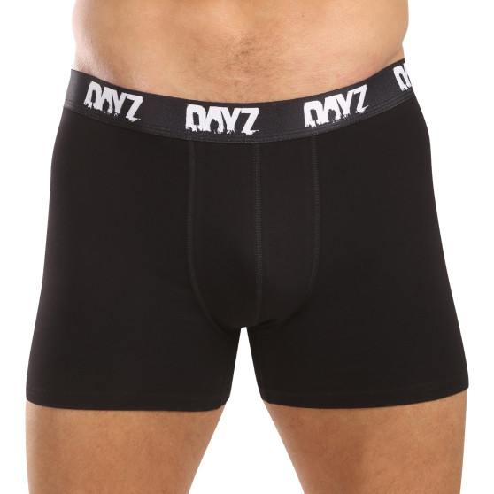 3PACK Boxers para homem DAYZ preto (DZ001)