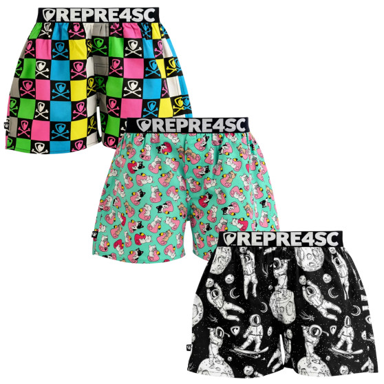 3PACK Boxers para homem Represent exclusive Mike (R4M-BOX-07111718)