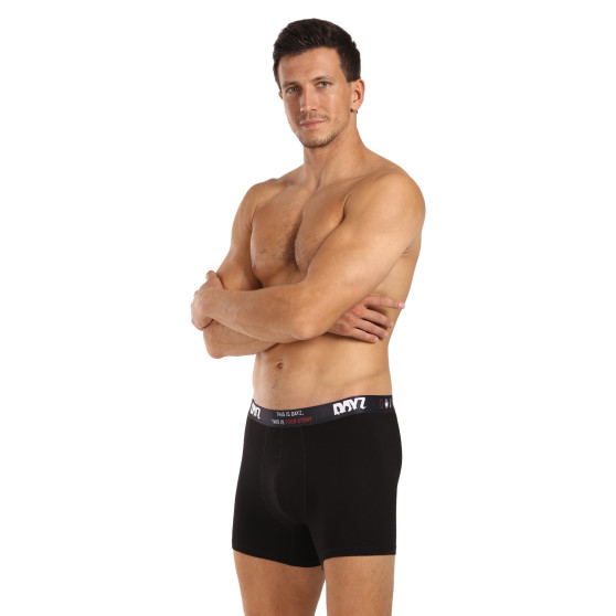 3PACK Boxers para homem DAYZ preto (DZ001)