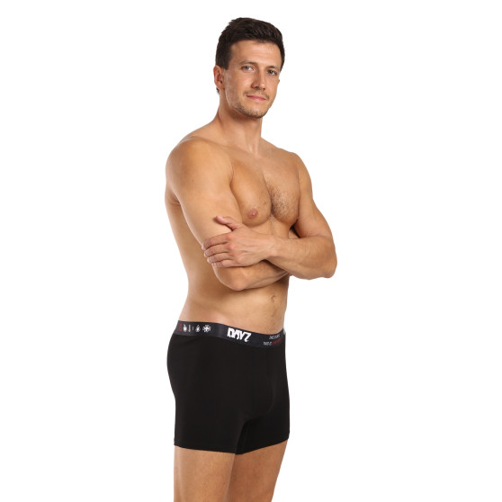 3PACK Boxers para homem DAYZ preto (DZ001)