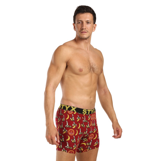 Styx Calções boxer para homem arte desportiva longa bananas de borracha (UN1359)