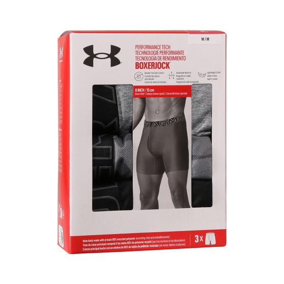 3PACK Boxers para homem Under Armour multicolorido (1383879 035)