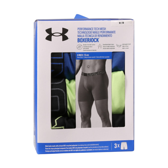 3PACK Boxers para homem Under Armour multicolorido (1383884 432)