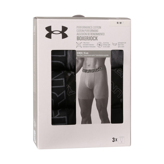 3PACK Boxers para homem Under Armour multicolorido (1383890 001)