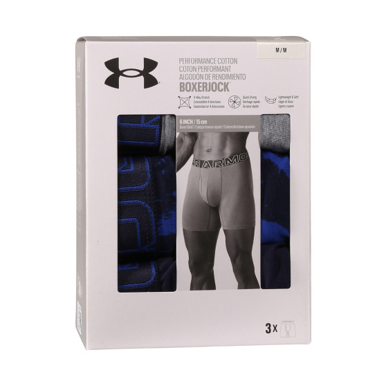 3PACK Boxers para homem Under Armour multicolorido (1383890 400)