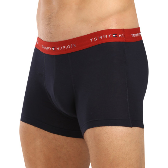 3PACK Boxers para homem Tommy Hilfiger azul escuro (UM0UM02763 0WR)