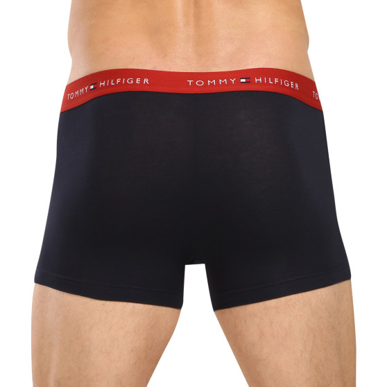 3PACK Boxers para homem Tommy Hilfiger azul escuro (UM0UM02763 0WR)