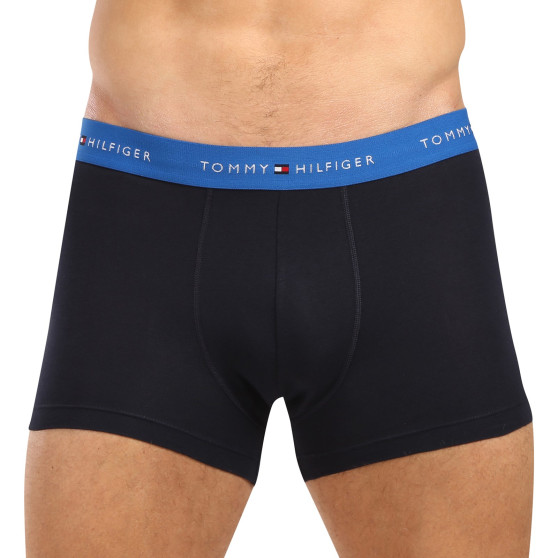 3PACK Boxers para homem Tommy Hilfiger azul escuro (UM0UM02763 0WR)