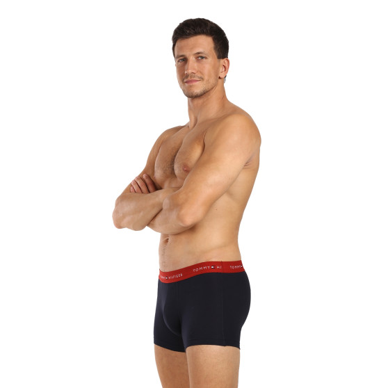 3PACK Boxers para homem Tommy Hilfiger azul escuro (UM0UM02763 0WR)