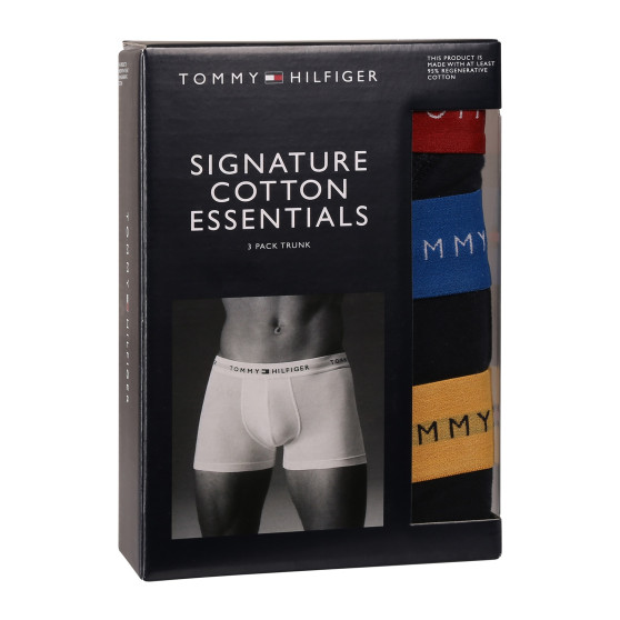 3PACK Boxers para homem Tommy Hilfiger azul escuro (UM0UM02763 0WR)