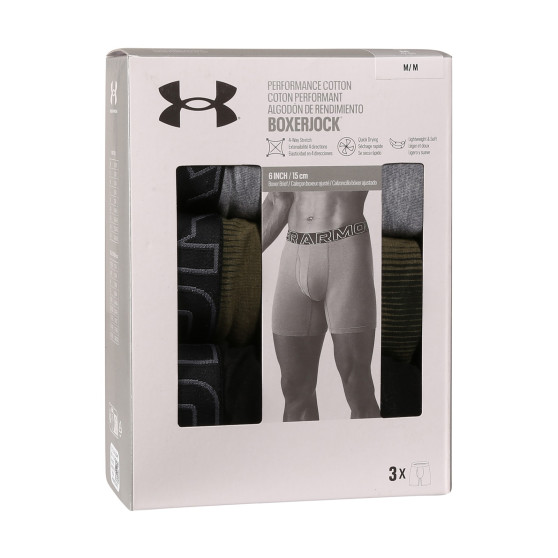 3PACK Boxers para homem Under Armour multicolorido (1383890 390)