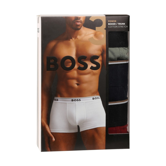 3PACK Boxers para homem BOSS multicolorido (50517827 967)