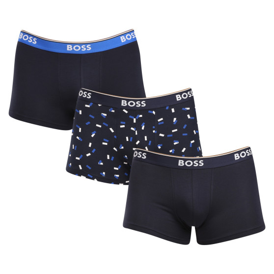 3PACK Boxers para homem BOSS multicolorido (50517829 961)