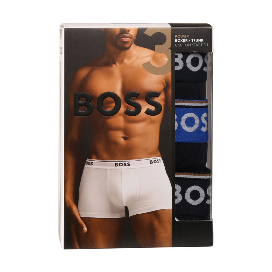 3PACK Boxers para homem BOSS multicolorido (50517829 961)