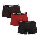 3PACK Boxers para homem BOSS multicolorido (50517836 977)