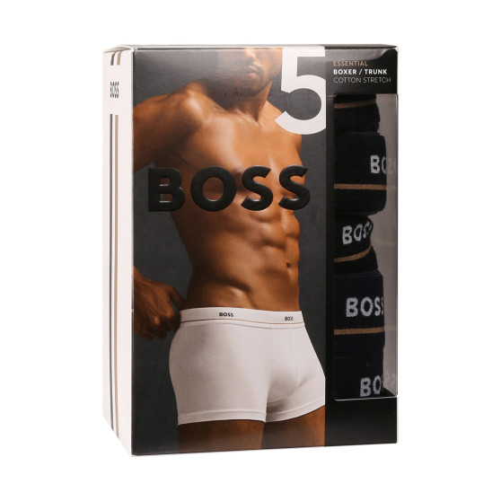 5PACK Boxers para homem BOSS multicolorido (50517854 973)