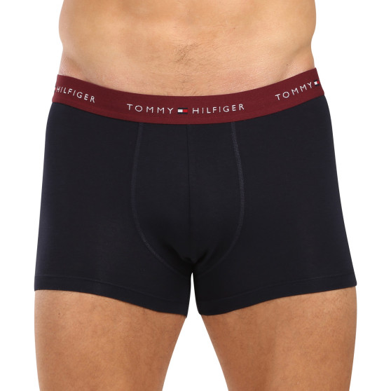 3PACK Boxers para homem Tommy Hilfiger azul escuro (UM0UM02763 05K)