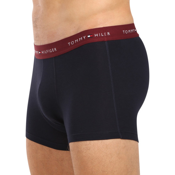 3PACK Boxers para homem Tommy Hilfiger azul escuro (UM0UM02763 05K)