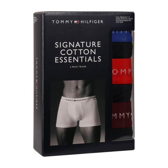 3PACK Boxers para homem Tommy Hilfiger azul escuro (UM0UM02763 05K)