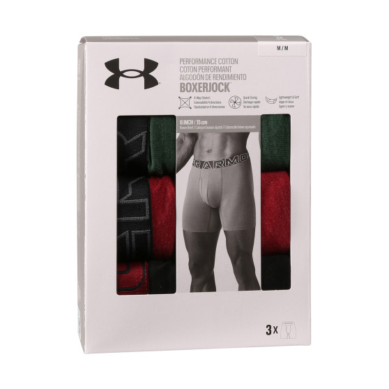 3PACK Boxers para homem Under Armour multicolorido (1383889 302)