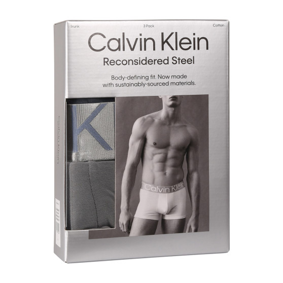 3PACK Boxers para homem Calvin Klein multicolorido (NB3130A-PZD)