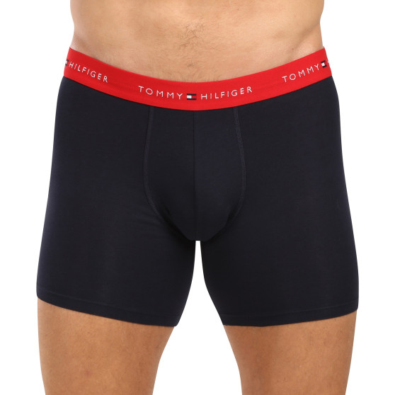 3PACK Boxers para homem Tommy Hilfiger azul escuro (UM0UM02765 0W3)