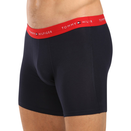 3PACK Boxers para homem Tommy Hilfiger azul escuro (UM0UM02765 0W3)