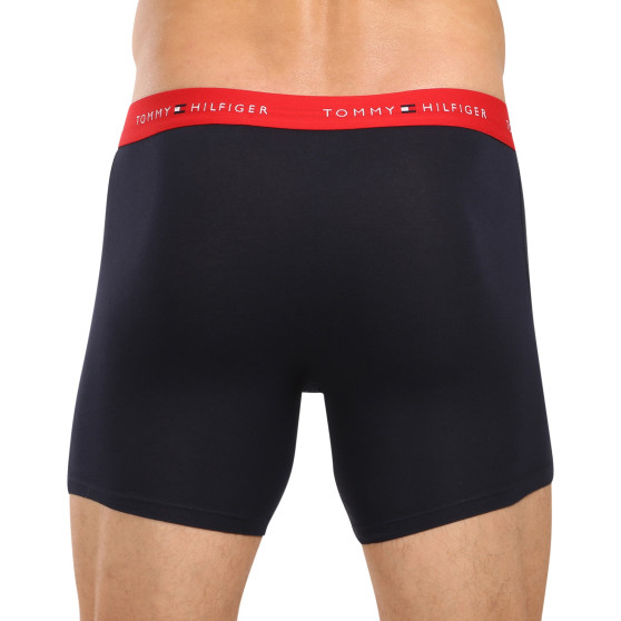 3PACK Boxers para homem Tommy Hilfiger azul escuro (UM0UM02765 0W3)