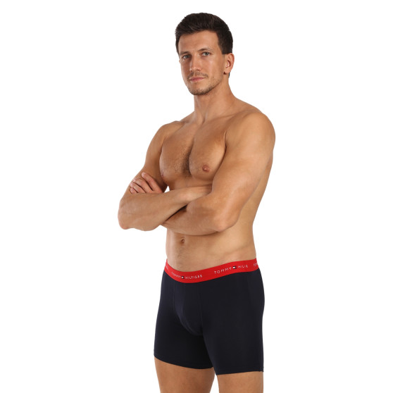 3PACK Boxers para homem Tommy Hilfiger azul escuro (UM0UM02765 0W3)