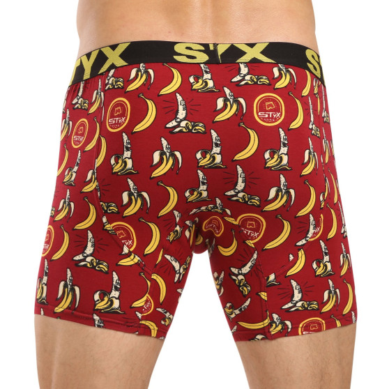 Styx Calções boxer para homem arte desportiva longa bananas de borracha (UN1359)