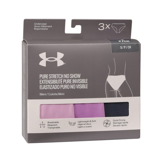 3PACK cuecas para mulher Under Armour multicolorido (1383898 572)