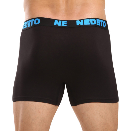 5PACK Boxers para homem Nedeto preto (5NB003)