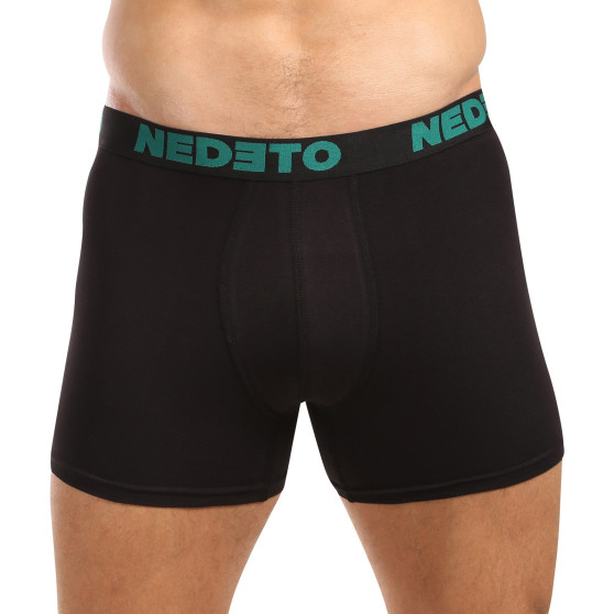 5PACK Boxers para homem Nedeto preto (5NB003)