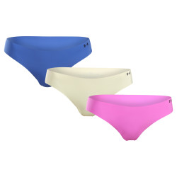 3PACK Tanga para mulher Under Armour multicolorido (1383893 543)