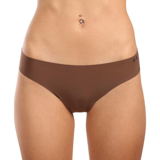 3PACK tanga para mulher Under Armour castanho (1383893 625)