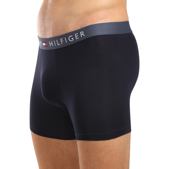 3PACK Boxers para homem Tommy Hilfiger azul escuro (UM0UM03431 0R1)