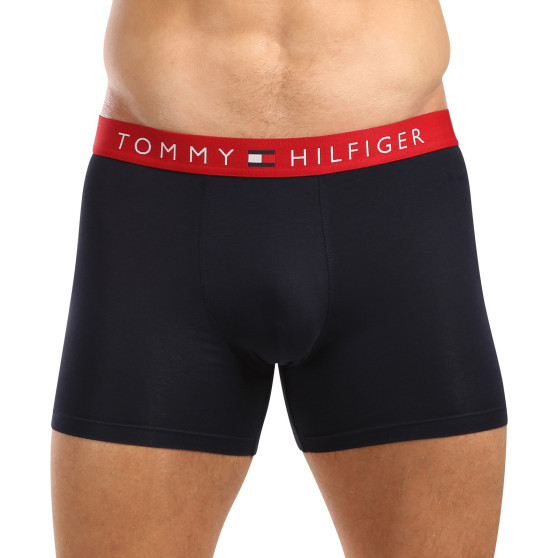 3PACK Boxers para homem Tommy Hilfiger azul escuro (UM0UM03431 0R1)