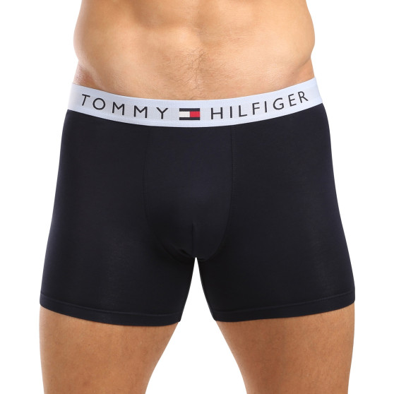 3PACK Boxers para homem Tommy Hilfiger azul escuro (UM0UM03431 0R1)