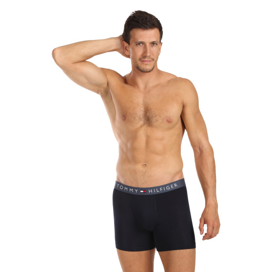 3PACK Boxers para homem Tommy Hilfiger azul escuro (UM0UM03431 0R1)