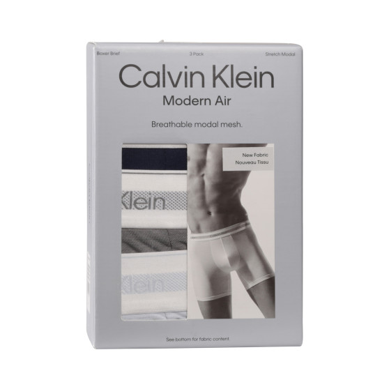 3PACK Boxers para homem Calvin Klein multicolorido (NB3954A-PS9)