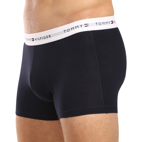 3PACK Boxers para homem Tommy Hilfiger azul escuro (UM0UM02763 0W3)