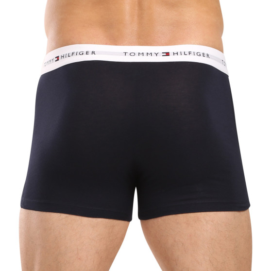 3PACK Boxers para homem Tommy Hilfiger azul escuro (UM0UM02763 0W3)