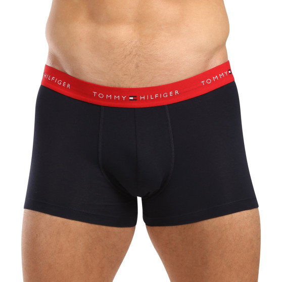 3PACK Boxers para homem Tommy Hilfiger azul escuro (UM0UM02763 0W3)