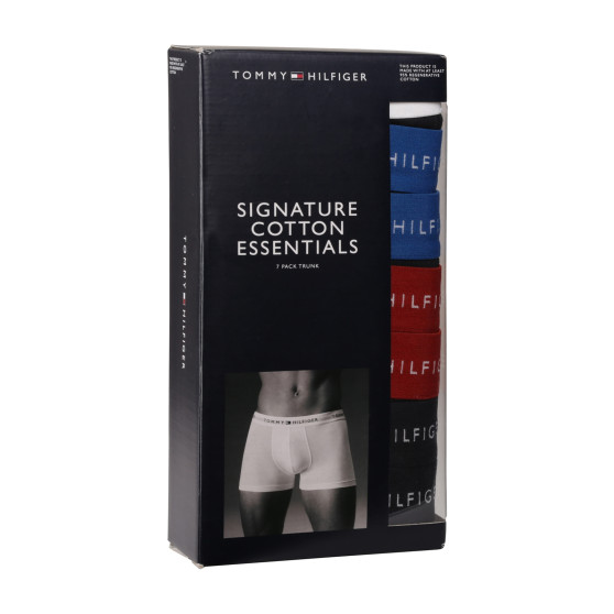 7PACK Boxers para homem Tommy Hilfiger azul escuro (UM0UM03385 0W4)