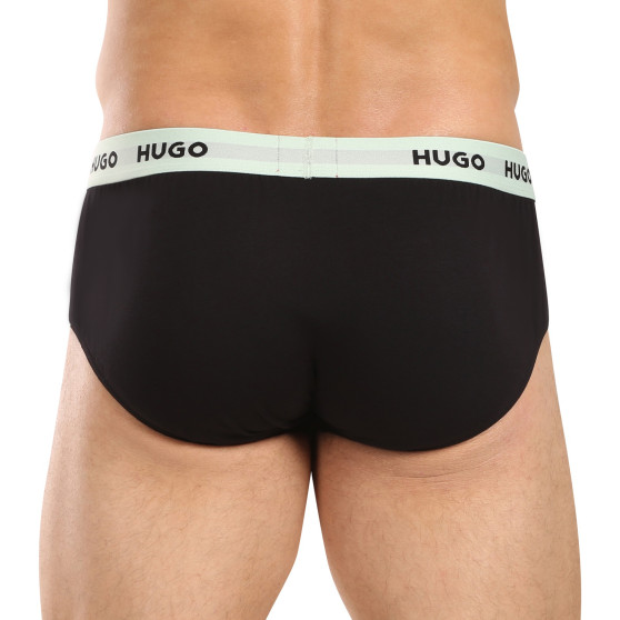 3PACK cuecas para homem HUGO preto (50492378 002)