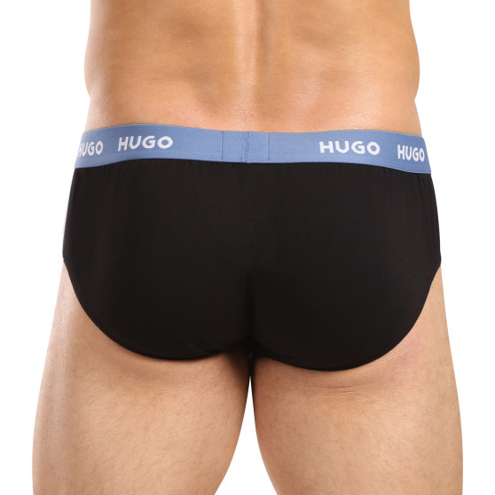 3PACK cuecas para homem HUGO preto (50492378 002)