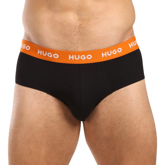 3PACK cuecas para homem HUGO preto (50492378 002)