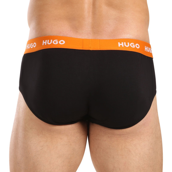 3PACK cuecas para homem HUGO preto (50492378 002)