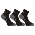 3PACK Under Armour meias pretas (1379528 001)