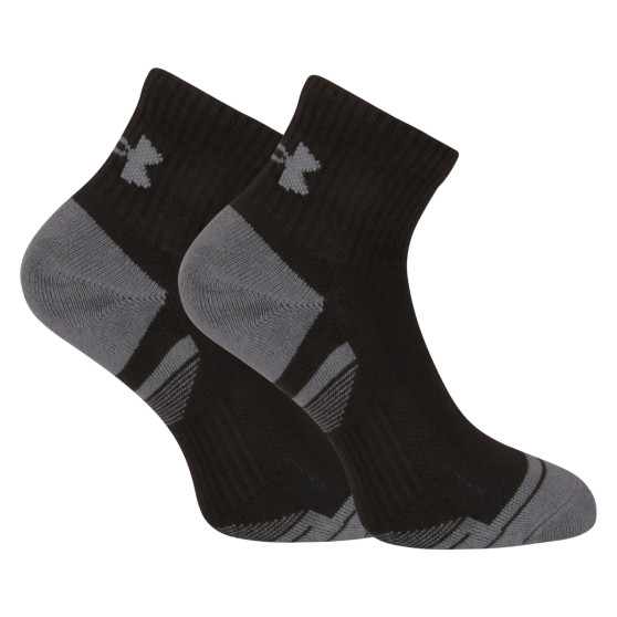 3PACK Under Armour meias pretas (1379528 001)